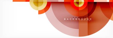 Geometrik daire arka plan, yaratıcı geometrik duvar kağıdı.