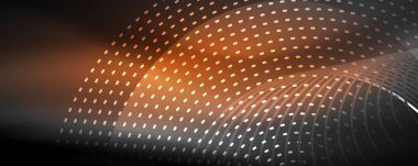 Arka plan, vektör duman etkisi tasarım dijital akan dalga parçacıklar soyut