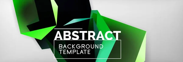 Minimalistický Geometrická Abstraktní Pozadí Návrh Plakátu Vektor — Stockový vektor