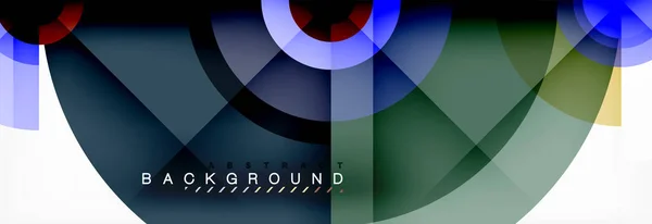 Ελάχιστη γεωμετρική κύκλους και τρίγωνα αφηρημένα φόντο, techno μοντέρνο σχεδιασμό, πρότυπο αφίσα — Διανυσματικό Αρχείο