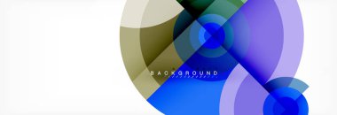 Geometrik daire arka plan, yaratıcı geometrik duvar kağıdı.