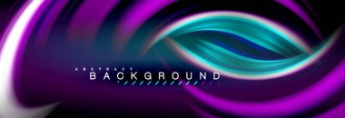 Sıvı renk arka plan, soyut dalgalar çizgiler, renkler ışık zemin üzerinde ışık efektleri ile karıştırma bulanık. Sunum, app duvar kağıdı, başlık sayfası veya poster için sanatsal illüstrasyon vektör