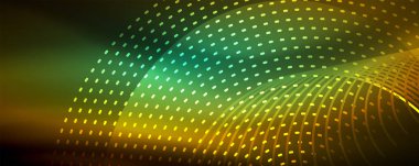 Arka plan, vektör duman etkisi tasarım dijital akan dalga parçacıklar soyut