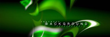 Sıvı renk arka plan, soyut dalgalar çizgiler, renkler ışık zemin üzerinde ışık efektleri ile karıştırma bulanık. Sunum, app duvar kağıdı, başlık sayfası veya poster için sanatsal illüstrasyon vektör