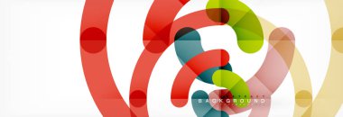 Doğrusal tasarım daire arka plan