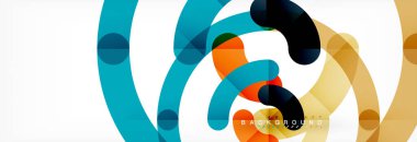 Arka plan daire soyut çizgili Tema