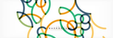 Soyut renkli çizgili beyaz. Modern renkli poster dalga. Projeniz için sanat tasarım