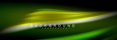 Sıvı renk arka plan, soyut dalgalar çizgiler, renkler ışık zemin üzerinde ışık efektleri ile karıştırma bulanık. Sunum, app duvar kağıdı, başlık sayfası veya poster için sanatsal illüstrasyon vektör