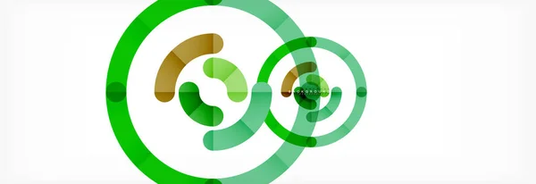 Circular lines design background — Stock Vector
