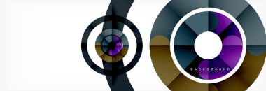 Doğrusal tasarım daire arka plan