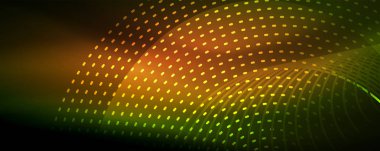 Arka plan, vektör duman etkisi tasarım dijital akan dalga parçacıklar soyut