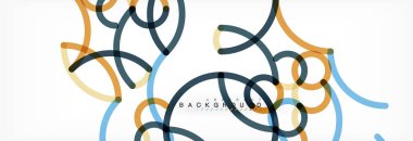 Soyut renkli çizgili beyaz. Modern renkli poster dalga. Projeniz için sanat tasarım