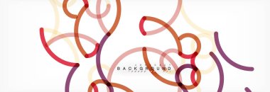 Soyut renkli çizgili beyaz. Modern renkli poster dalga. Projeniz için sanat tasarım