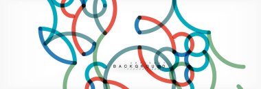 Kıvırcık dalga satırları arka plan, şeffaf renkli çizgili gri tasarlamak