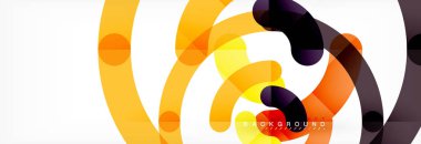 Doğrusal tasarım daire arka plan