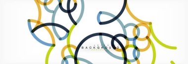 Kıvırcık dalga satırları arka plan, şeffaf renkli çizgili gri tasarlamak