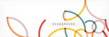 Kıvırcık satırları arka plan, renk örtüşen doğrusal doku soyut