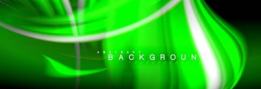 Sıvı renk arka plan, soyut dalgalar çizgiler, renkler ışık zemin üzerinde ışık efektleri ile karıştırma bulanık. Sunum, app duvar kağıdı, başlık sayfası veya poster için sanatsal illüstrasyon vektör