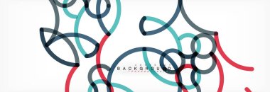 Kıvırcık satırları arka plan, renk örtüşen doğrusal doku soyut