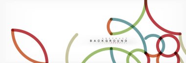 Kıvırcık satırları arka plan, renk örtüşen doğrusal doku soyut