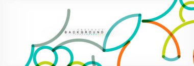 Kıvırcık satırları arka plan, renk örtüşen doğrusal doku soyut