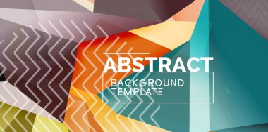 Üçgen düşük poli arka plan tasarım