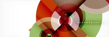 Geometrik daire arka plan, yaratıcı geometrik duvar kağıdı.