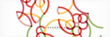 Soyut renkli çizgili beyaz. Modern renkli poster dalga. Projeniz için sanat tasarım