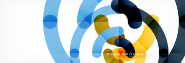 Arka plan daire soyut çizgili Tema