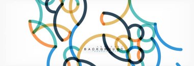 Kıvırcık dalga satırları arka plan, şeffaf renkli çizgili gri tasarlamak