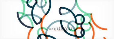 Kıvırcık satırları arka plan, renk örtüşen doğrusal doku soyut