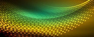 Arka plan, vektör duman etkisi tasarım dijital akan dalga parçacıklar soyut