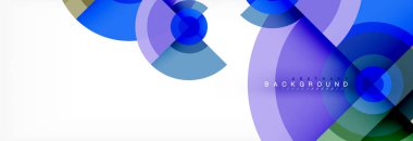 Geometrik daire arka plan, yaratıcı geometrik duvar kağıdı.