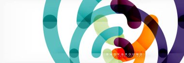 Arka plan daire soyut çizgili Tema