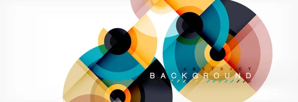 Abstract background circle design — Stock Vector