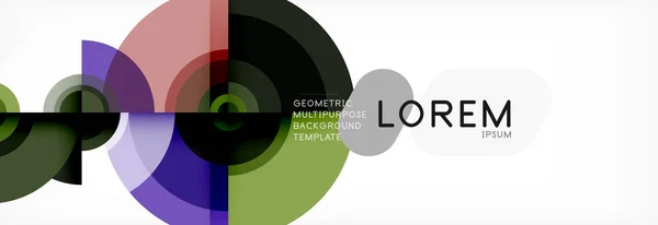 Vector circular fondo abstracto — Archivo Imágenes Vectoriales