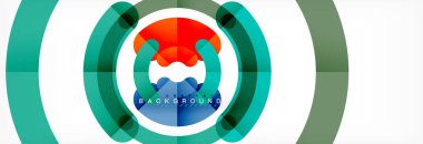 Doğrusal tasarım daire arka plan