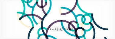 Kıvırcık satırları arka plan, renk örtüşen doğrusal doku soyut