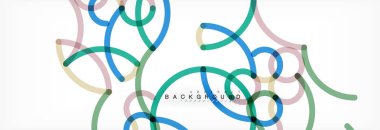 Kıvırcık satırları arka plan, renk örtüşen doğrusal doku soyut