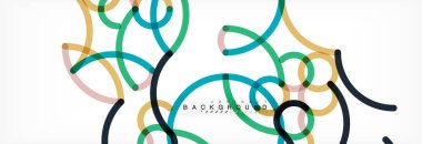 Kıvırcık dalga satırları arka plan, şeffaf renkli çizgili gri tasarlamak