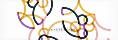 Kıvırcık satırları arka plan, renk örtüşen doğrusal doku soyut