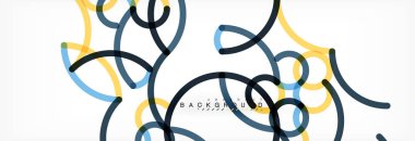 Kıvırcık satırları arka plan, renk örtüşen doğrusal doku soyut