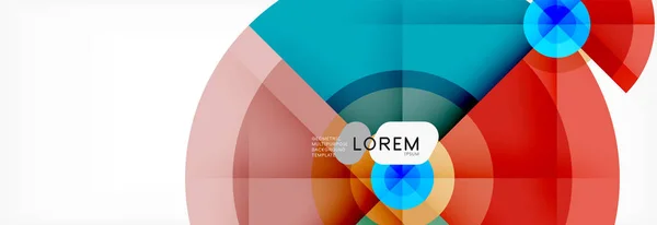 Αφηρημένα Φόντο Γεωμετρικά Κύκλο Δημιουργική Γεωμετρικά Ταπετσαρία Εικονογράφηση Διάνυσμα — Διανυσματικό Αρχείο
