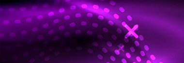 Soyut dalga koyu, parlak hareket üzerinde parlayan, Noel ve yeni yıl alan ışık sihirli. Techno arka plan