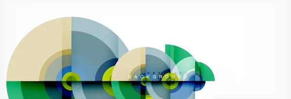 Cover, broschyr, Mall, cirkel geometriska sammansättning abstrakt bakgrundsdesign, flyer. — Stock vektor