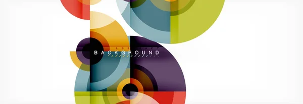 Modern circle background — Stock Vector