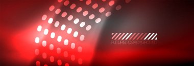 Soyut dalga koyu, parlak hareket üzerinde parlayan, Noel ve yeni yıl alan ışık sihirli. Techno arka plan