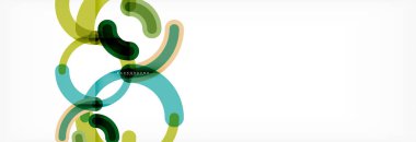 Doğrusal tasarım daire arka plan