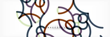 Soyut renkli çizgili beyaz. Modern renkli poster dalga. Projeniz için sanat tasarım