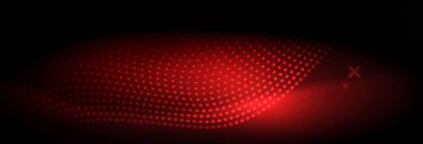 Soyut dalga koyu, parlak hareket üzerinde parlayan, Noel ve yeni yıl alan ışık sihirli. Techno arka plan